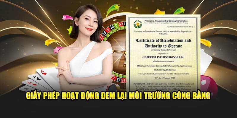 Giấy Phép Hoạt Động Chứng Nhận Uy Tín Của Thương Hiệu S8 1 Tầm quan trọng của giấy phép hoạt động tại game s8